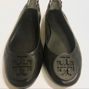 Tory Burch Minnie Travel Balet Flat Sz 7.5M